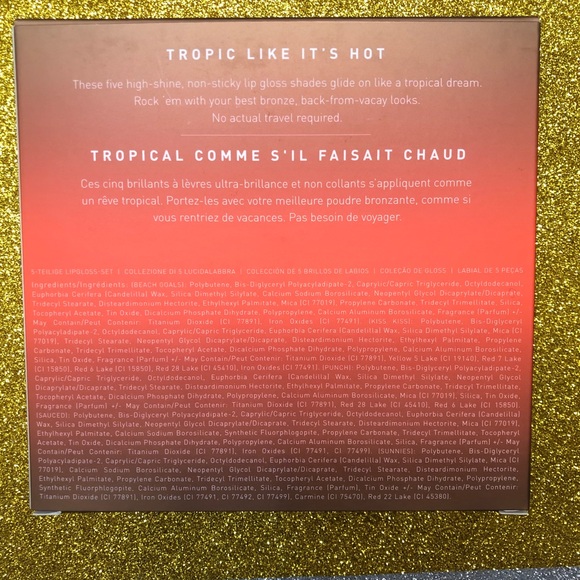 BNIB! Morphe Hot Tropic 5 Piece Lip Gloss Collect. - Picture 5 of 5
